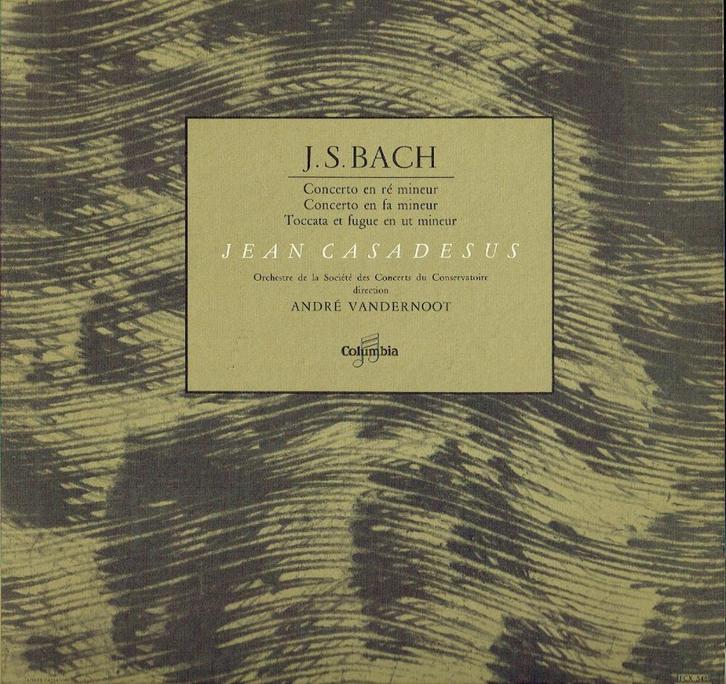 Bach - Jean Casadesus Concerto En Ré Mineur Concerto, Cd's en Dvd's, Vinyl | Klassiek, Zo goed als nieuw, Barok, Orkest of Ballet