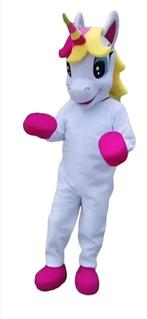 Unicorn Mascotte Te Huur, Hobby en Vrije tijd, Kostuums, Theaterbenodigdheden en LARP, Ophalen of Verzenden, Zo goed als nieuw