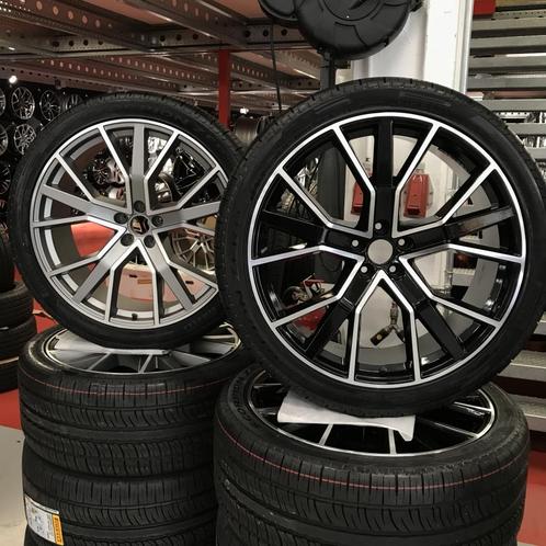 22" Velgen voor audi Q7 + 285/35R22 Pirelli Set Compleet, Auto-onderdelen, Banden en Velgen, Velg(en), Zomerbanden, Overige maten