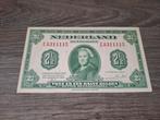Vrijwel UNC biljet 2,5 gulden 1943 Wilhelmina, Ophalen of Verzenden, 1 gulden