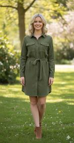 jurk Cotton Club /corduroy, Verzenden, Zo goed als nieuw, Boven de knie, Groen