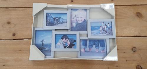 Collagelijst / fotolijst - Zilver, Henzo - voor 6 foto's, Audio, Tv en Foto, Fotografie | Fotolijsten, Nieuw, Ophalen of Verzenden