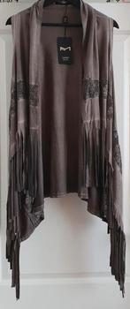 NIEUW..Ibiza look vestje van FAME..mt:m/l, Maat 38/40 (M), B, Bruin, Nieuw
