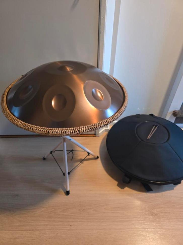 Mooie Handpan met 10 noten D mineur 432Hz, Muziek en Instrumenten, Percussie, Nieuw, Melodische percussie, Ophalen of Verzenden