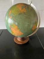 Grote vintage globe wereldbol 33 cm, Ophalen of Verzenden, Gebruikt