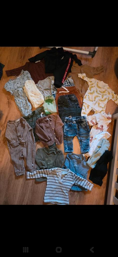 Jongenskleding pakket maat 56, Kinderen en Baby's, Babykleding | Maat 56, Zo goed als nieuw, Jongetje, Setje, Ophalen of Verzenden