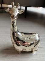 Zilveren spaarpot baby (Giraffe), Ophalen, Zo goed als nieuw, Overige materialen, Dier