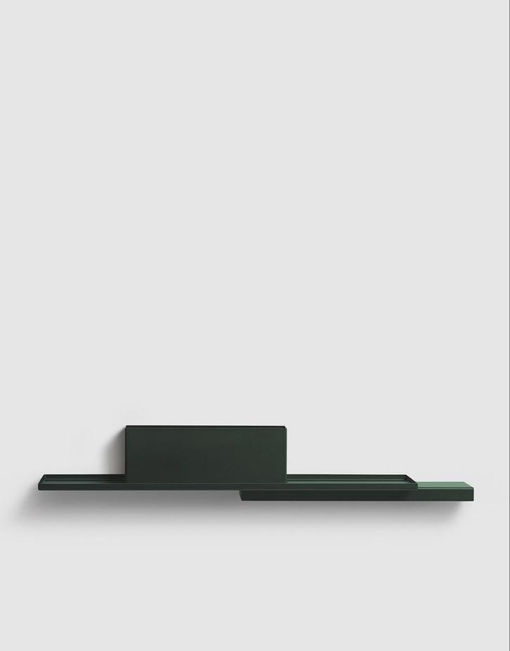 puik design Frederik Roije wandplank Duplex groen nieuw 205,, Huis en Inrichting, Woonaccessoires | Wandplanken en Boekenplanken