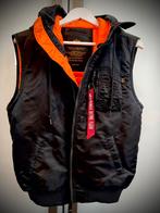 Alpha Industries Bomber Vest - Nieuw!, Alpha industries, Zwart, Nieuw, Verzenden