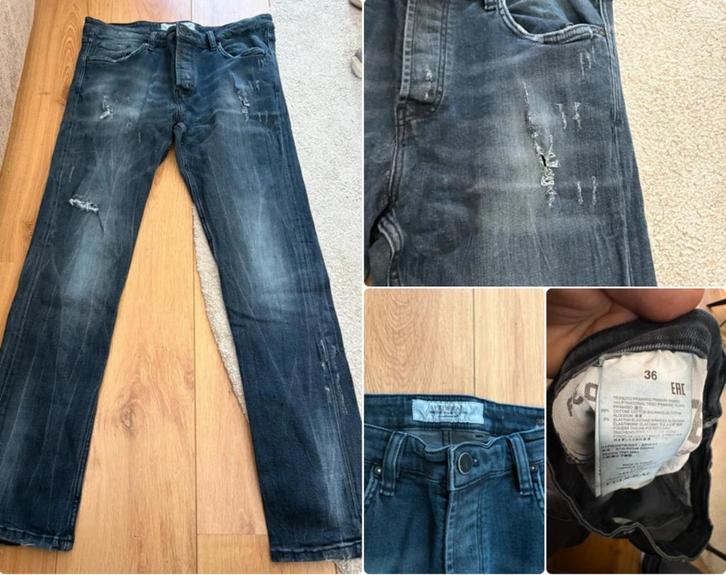 Federal jeans – Skinny Dan Joan – maat 36 – donkerblauw, Kleding | Heren, Spijkerbroeken en Jeans, Zo goed als nieuw, W36 - W38 (confectie 52/54)