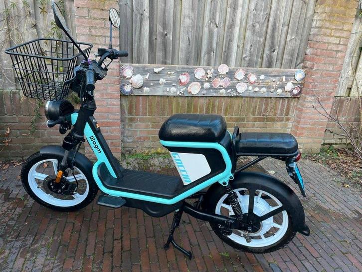 AGM Goccia GEV 1000 Turquoise - Elektrische Scooter, Fietsen en Brommers, Snorfietsen en Snorscooters, Zo goed als nieuw, Overige merken