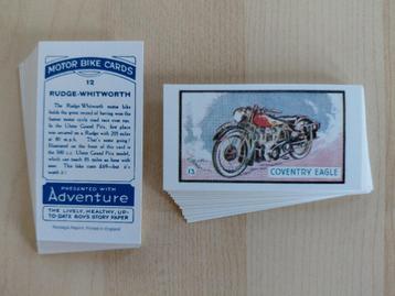 Motor Bike Cards complete set 24 trade cards REPRO beschikbaar voor biedingen