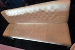 Crèmekleurige leren eetbank 180cm, Ophalen, Gebruikt, 125 cm of meer, Klassiek