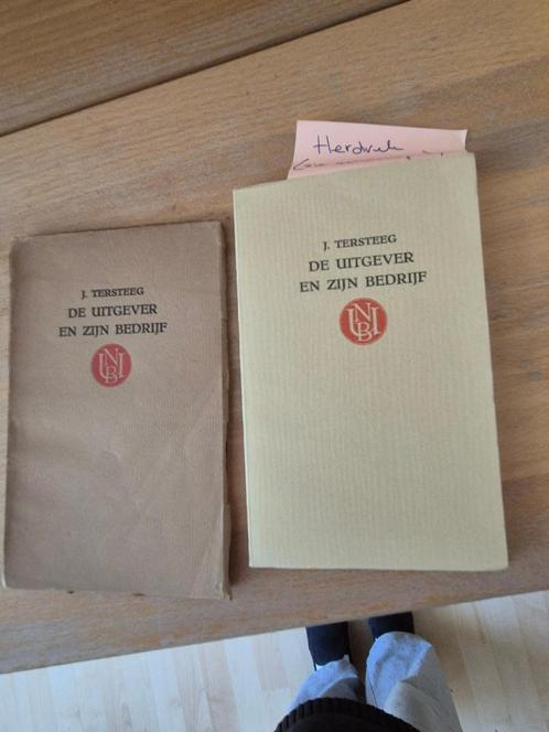 J. Tersteeg, De uitgever en zijn bedrijf, boekenweek 1930, Boeken, Boekenweekgeschenken, Zo goed als nieuw, Ophalen of Verzenden