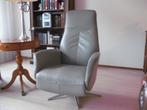 Leren draaistoel, Huis en Inrichting, Fauteuils, Ophalen, Zo goed als nieuw, Leer, 50 tot 75 cm