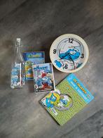 Smurfen verzameling: DVD, boek, klok, fles, Verzamelen, Smurfen, Ophalen of Verzenden, Gebruikt, Verschillende Smurfen, Overige typen