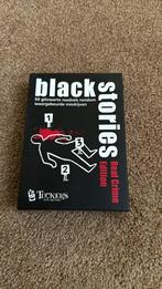 Kaartspel Black Stories Real Crime Edition, Hobby en Vrije tijd, Gezelschapsspellen | Kaartspellen, Ophalen of Verzenden, Zo goed als nieuw