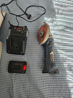 Accu haakse slijper Bosch Professional GWS 18V-125 mm, Ophalen of Verzenden, Gebruikt