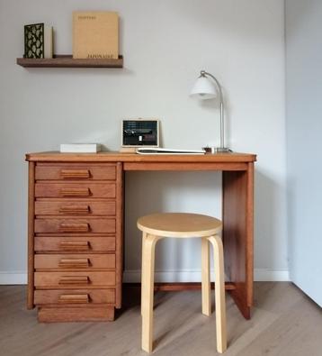 Bureau/desk. Vintage. Eiken / hout beschikbaar voor biedingen