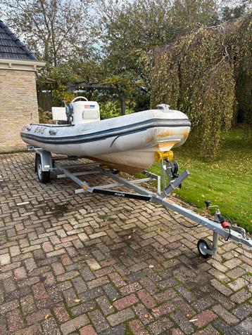 Valiant RIB met trailer en motor beschikbaar voor biedingen