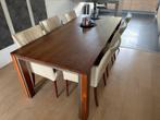 Bert Plantagie notenhouten tafel 220 x 100, Huis en Inrichting, Tafels | Eettafels, 100 tot 150 cm, 200 cm of meer, Ophalen of Verzenden