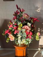 Prachtig zijden bloemstuk, Huis en Inrichting, Woonaccessoires | Droogbloemen, Ophalen, Zo goed als nieuw