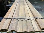 Hardhout-Cumaru-afdekker-schutting-afdeklat-ezelsrug38x80 mm, Ophalen, Nieuw, Hout, 3 tot 6 meter