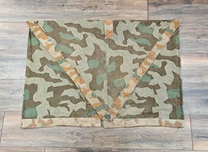 Originele Duitse zeltbahn, geweldige kleuren!, Verzamelen, Militaria | Tweede Wereldoorlog, Landmacht, Overige typen, Duitsland