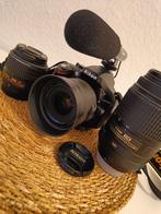 Nikon 5200D met 3 lenzen, Audio, Tv en Foto, Fotocamera's Digitaal, Gebruikt, Spiegelreflex, Ophalen of Verzenden, Nikon