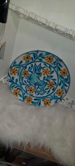 Vintage Caltagirone keramische schaal., Ophalen of Verzenden