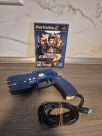 PS2 Time Crisis 3 + Namco GunCon 2 lightgun set, Spelcomputers en Games, Games | Sony PlayStation 2, Shooter, 1 speler, Ophalen of Verzenden
