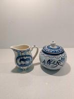 Blond Amsterdam Delfts Blauw melkkannetje en suikerpot, Ophalen, Blond Amsterdam, Overige typen, Zo goed als nieuw