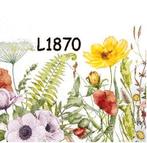 Servetten decoupage/bullet journal - Bloemen L1870, Verzenden, Nieuw, Materiaal