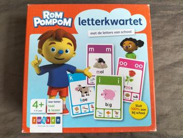 RomPompom Letterkwartet beschikbaar voor biedingen