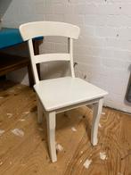 Stevige massief houten stoelen, Huis en Inrichting, Stoelen, Ophalen, Zo goed als nieuw, Wit