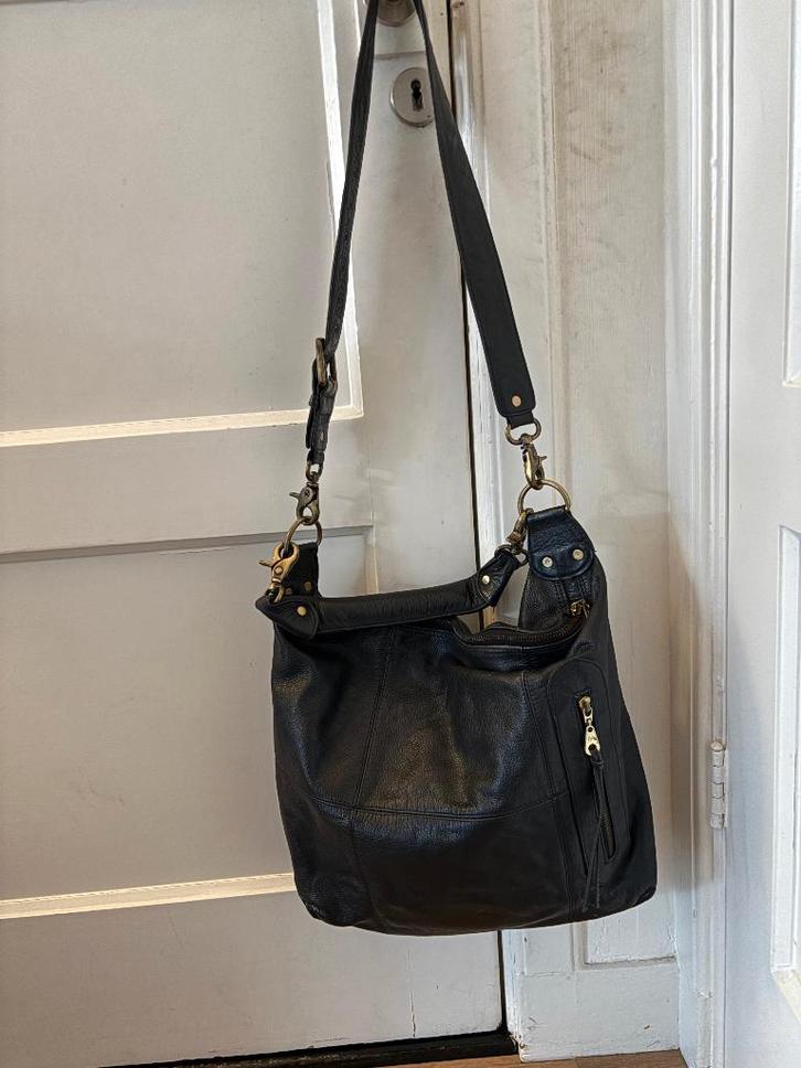 Mooie leren luiertas van het merk FAB, Kinderen en Baby's, Luiertassen, Zo goed als nieuw, Schoudertas, Ophalen of Verzenden