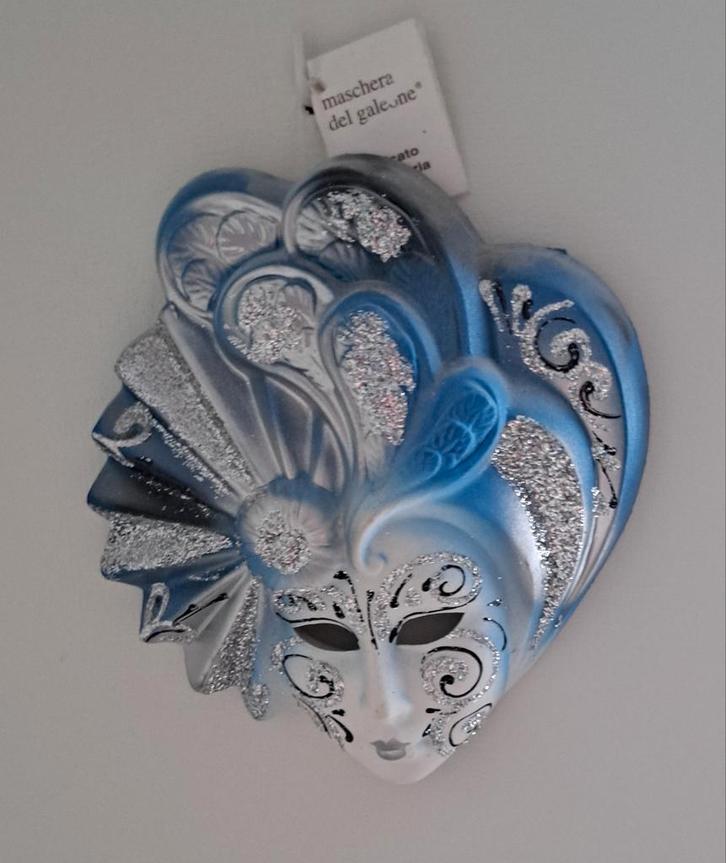 Venetiaanse maskers, echt uit Venetië, Huis en Inrichting, Woonaccessoires | Wanddecoraties, Zo goed als nieuw, Ophalen of Verzenden