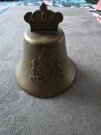 Antieke Bronzen Bel met Kroon, Antiek en Kunst, Antiek | Koper en Brons, Ophalen, Brons