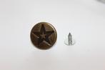 Jeansknopen / Inslagknoop - brons ster - 17mm #2563, Ophalen of Verzenden, Nieuw, Knoop of Knopen
