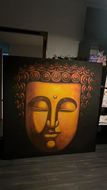 Boedha schilderij 150 x 150  beschikbaar voor biedingen