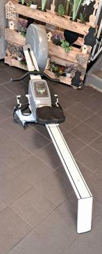 Roeitrainer Flow Fitness RTX800 AIR ROWER +Borstband/ Opklap, Ophalen, Zo goed als nieuw