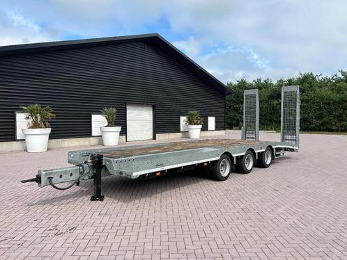 VELDHUIZEN 25 ton TRIDEM SEMI-DIEPLADER AANHANGWAGEN WIPKAR, Auto's, Vrachtwagens, Bedrijf, Te koop, Trekhaak, Aanhangers en Opleggers