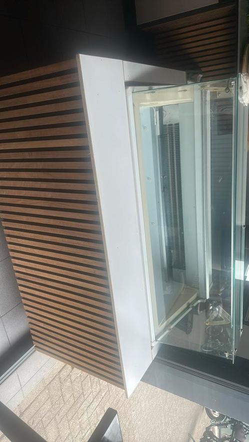 Framec ijsvitrine, Witgoed en Apparatuur, Vriezers en Diepvrieskisten, Zo goed als nieuw, Vrijstaand, 160 cm of meer, Ophalen of Verzenden