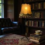 Vintage ouderwetse staanlamp / vloerlamp met kwartjes, Ophalen