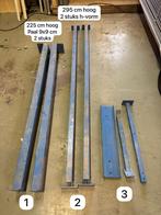 Stalen Constructie Stukken, Doe-het-zelf en Verbouw, Metalen, Ophalen, Gebruikt, IJzer