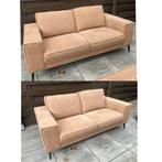 2x 2,5 zitsbank barrio caramel, 150 tot 200 cm, Tweepersoons, 75 tot 100 cm, Ophalen of Verzenden