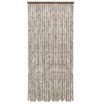 Vliegengordijn 90x220 cm chenille taupe en wit gratis bezorg, 50 tot 100 cm, Nieuw, Ophalen of Verzenden, Wit