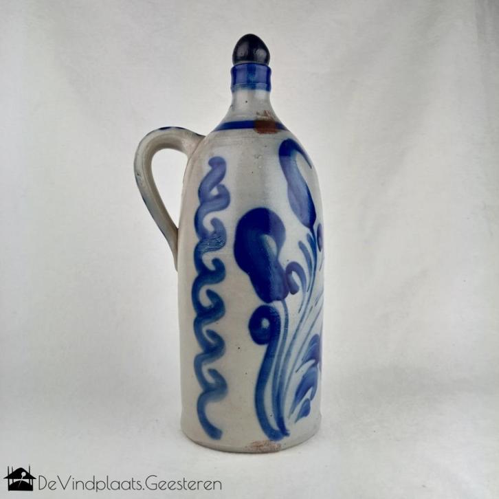 Steingut forse antieke fles steengoed zoutglazuur, Antiek en Kunst, Antiek | Keramiek en Aardewerk, Ophalen of Verzenden