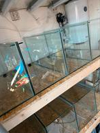 8 Aquariums + stelling, Dieren en Toebehoren, Vissen | Aquaria en Toebehoren, Ophalen, Zo goed als nieuw, Leeg aquarium
