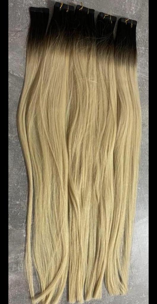 Tape Extensions Double Drawn 70cm, Sieraden, Tassen en Uiterlijk, Uiterlijk | Haarverzorging, Nieuw, Pruik of Haarverlenging, Ophalen of Verzenden